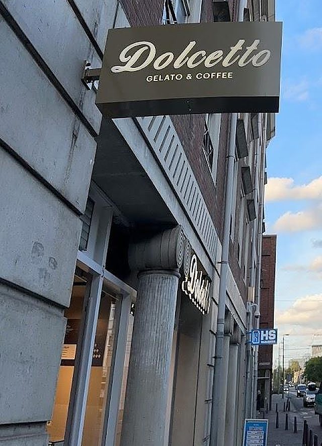 Dolcetto gelato en coffee